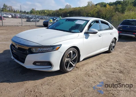 2019 Honda Accord Sport from USA, damaged, VIN 1HGCV1F34KA801616